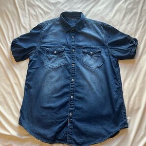 Calvin Klein Jeans Men's Blue Denim Shirt, NEVER worn.
